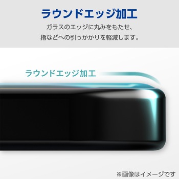 Galaxy S24(SC-51E) ガラスフィルム 指紋認証対応 超透明 光反射軽減 動画映え 強化ガラス 表面硬度10H エレコム