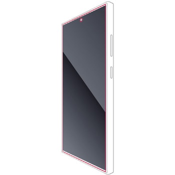 Galaxy S24 Ultra(SC-52E) ガラスフィルム 指紋認証対応 高透明 強化ガラス 表面硬度10H 指紋防止 飛散防止 エレコム