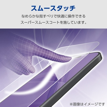 Galaxy S24(SC-51E) フィルム 指紋認証対応 高透明 抗菌 指すべりなめらか 指紋防止 気泡防止 エレコム