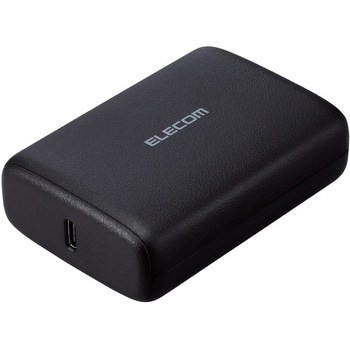 モバイルバッテリー 10000mAh 大容量 軽量 小型 PD 20W 入出力(USB Type-C×2) C-Cケーブル付属 エレコム