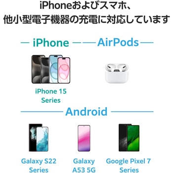 モバイルバッテリー 10000mAh 大容量 軽量 小型 PD 20W 入出力(USB Type-C×1) 出力(USB-A×1) エレコム