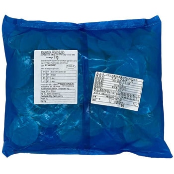 【冷凍】クローバルチーズ イタリア産IQF冷凍モザレラスライス1kg - グローバルチーズ