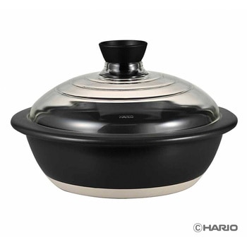 フタがガラスの土鍋 HARIO