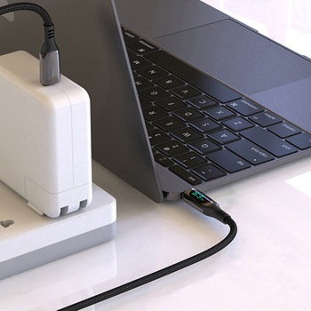 LCDディスプレイ付き 240W PD USB-C to Cケーブル (1.5m) TIKTAALIK