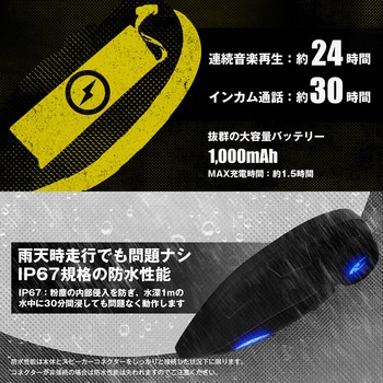 KK-902 モーターサイクルインターカム コミネ