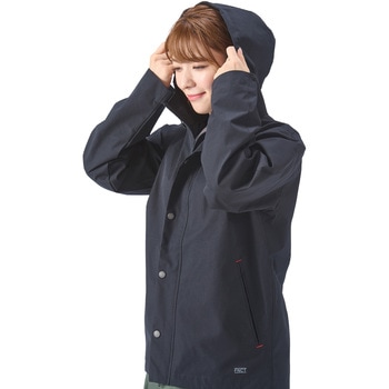 撥水防風フード付きブルゾン アイリスオーヤマ