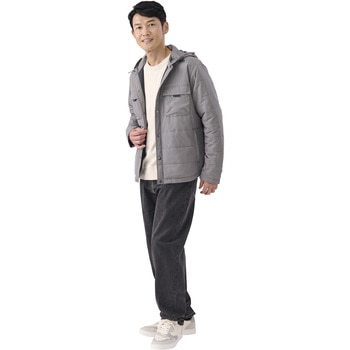 中綿保温フード付きブルゾン アイリスオーヤマ