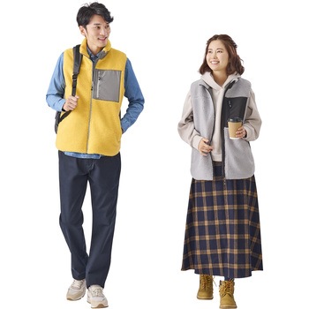 ボアフリース保温ベスト アイリスオーヤマ