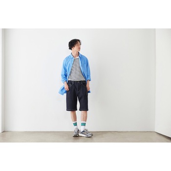 デニムクライミングハーフパンツ アイリスオーヤマ