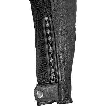 JK-170 レザーメッシュロングジャケット コミネ