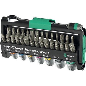 電動工具用ツールセット ツールチェック 1 自動車用 - Wera