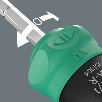 ラチェット式ドライバー クラフトフォーム コンパクト 25 RA-R ポーチ付き - Wera