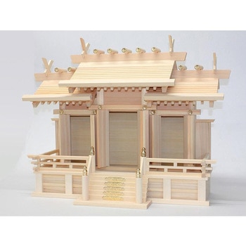屋根違い三社 本金具 中 神棚セット 神棚の里