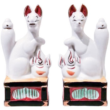 稲荷用 きつね 5寸 神棚の里