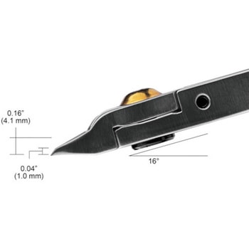 ニッパー オーバル ミニ フラッシュ タングステン合金 DESCO