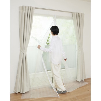 サッシまるごと冷気ガードラインレース アール