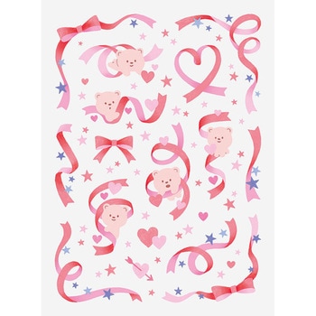 ファブラブ デコステッカー キングジム