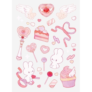 ファブラブ デコステッカー キングジム