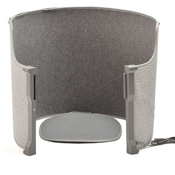 ラウンド型遠赤外線パネルヒーター(足裏ヒーター付き) ビーカム