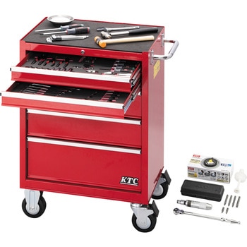 【2026 SK SALE】ローラーキャビネットセット[72点](5段5引出し) KTC