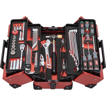 【2026 SK SALE】9.5sq.両開きメタルケースセット[56点] KTC