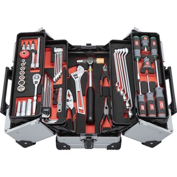 【2026 SK SALE】9.5sq.両開きメタルケースセット[56点] KTC