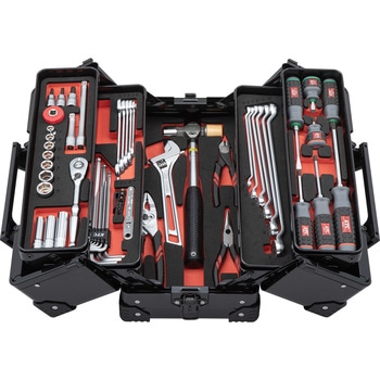 【2026 SK SALE】9.5sq.両開きメタルケースセット[56点] KTC