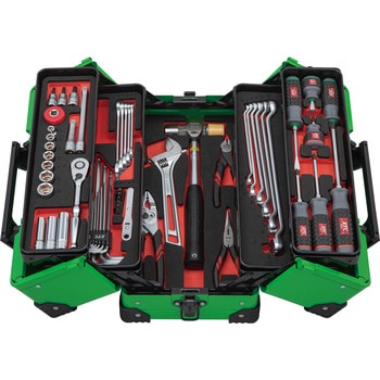 【2026 SK SALE】9.5sq.両開きメタルケースセット[56点] KTC