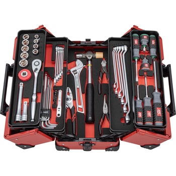 【2026 SK SALE】12.7sq.両開きメタルケースセット[52点] KTC