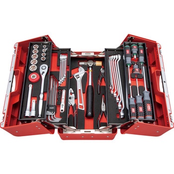 【2026 SK SALE】12.7sq.両開き樹脂ケースセット[52点] KTC