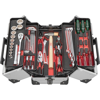 【2026 SK SALE】12.7sq.両開きメタルケース一般産業向けセット[51点] KTC