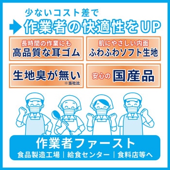 美保Bihou 業務用マスク 日本製 2層タイプ 100枚入 エスパック