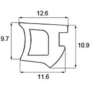 C8GB262 アクリル板用後付ビード 新日軽(LIXIL) 65330826