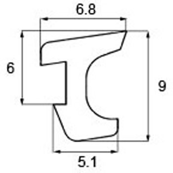 S8GB273 �O���C�W���O�r�[�h(6.8mm�p) �V���y(LIXIL) 65330878