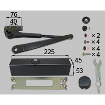 ドアクローザセット(バックチェック機構付) TOSTEM(LIXIL)
