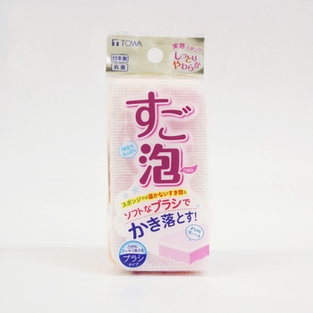 すご泡Neoソフトブラシスポンジ P/Or込 東和産業