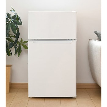 YFR-D91(W) 冷蔵庫 2ドア冷凍冷蔵庫 86L 1台 YAMAZEN(山善) 【通販