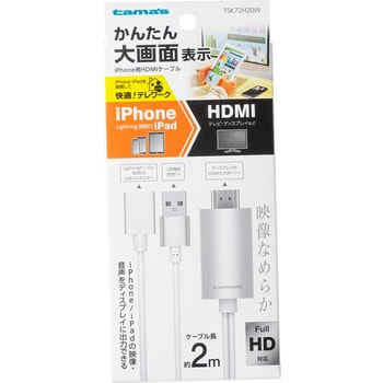 iPhone HDMI 変換ケーブル うれしい Lightning HDMI ①