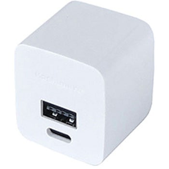 USBポート付AC充電器 AC-2USB-A+C-12W カシムラ