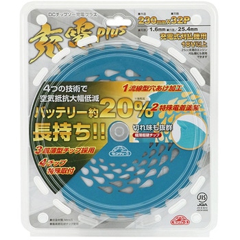 充電式刈払機用チップソー充電Plus セフティー3