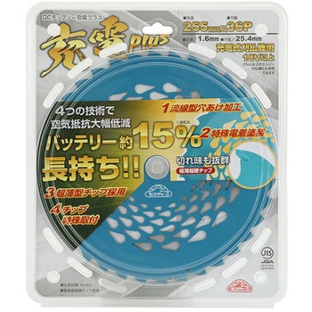 充電式刈払機用チップソー充電Plus セフティー3