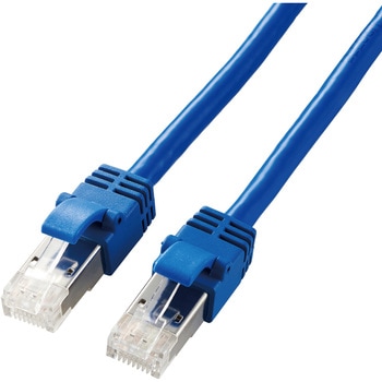 LANケーブル Cat7 準拠 やわらか 10ギガビット RoHS指令準拠 ブルー エレコム
