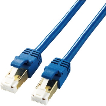 LANケーブル Cat7 準拠 やわらか 爪が折れない 10ギガビット RoHS指令準拠 ブルー エレコム