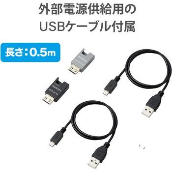 HDMI光ファイバーケーブル 長尺 HDMI-HDMI アクティブオプティカルケーブル ブラック エレコム