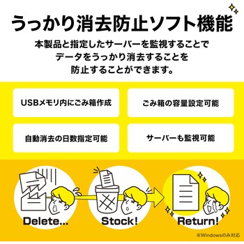 USBメモリ USB3.2(Gen1) 小型 高速データ転送 キャップ ストラップホール付 データ消去防止ソフト エレコム
