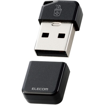 USBメモリ USB3.2(Gen1) 小型 高速データ転送 キャップ ストラップホール付 データ消去防止ソフト エレコム
