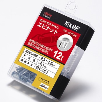 NTK4MP エビナットECOパック ステンレス・スモールフランジ (NTK-MP) 1