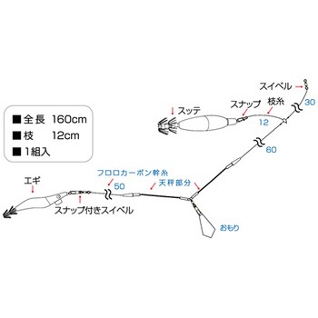 A-1001 マイカ天秤リグ - タカ産業