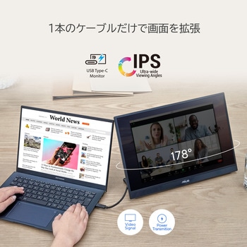 MB16QHG ポータブルモニター 16型 16:10 WQXGA (2560 x 1600) IPS