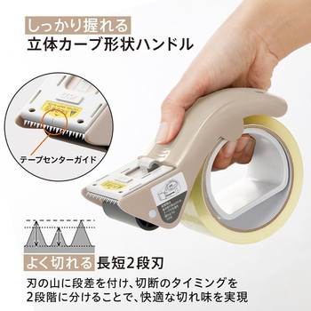 梱包用テープカッターグ リップカット PLUS(プラス)[文具]